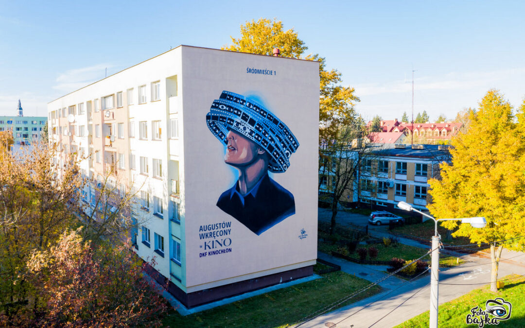 Mural Kinochłon w Augustowie