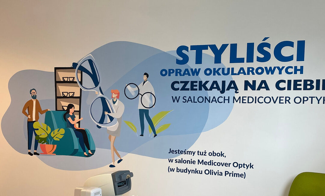 Mural dla Medicover w Gdańsku