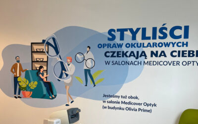 Mural dla Medicover w Gdańsku